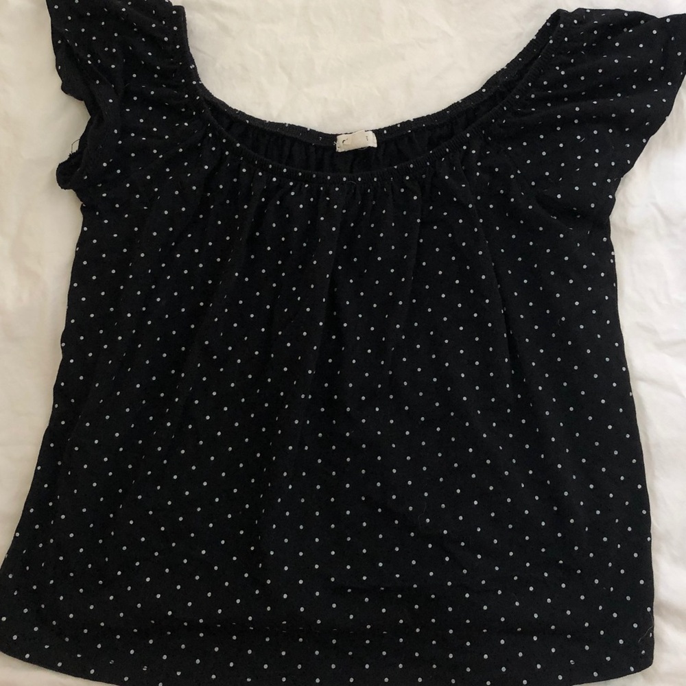 Garage Off-the-shoulder top